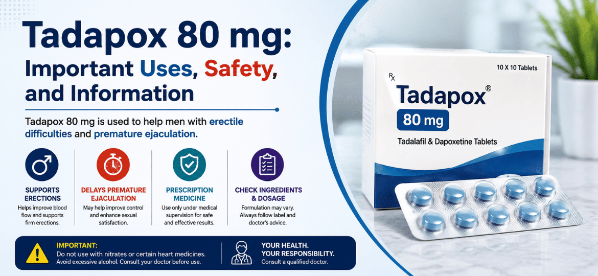 Tadapox 80 mg: Important Uses, Safety, and Information