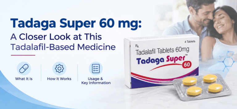 Tadaga Super 60 mg: A Closer Look at This Tadalafil-Based Medicine